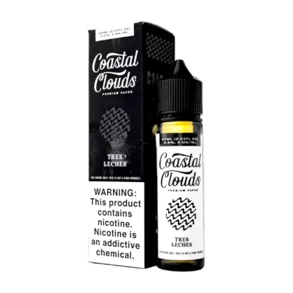 Coastal Clouds TFN Premium E-Liquid 60ml - Iced Strawberry Kiwi / 0mg - Skullvaping