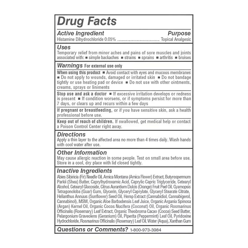 CBD Premium Recover Pump 750mg | 3000mg - Vape Product, Vape Product - Image 3