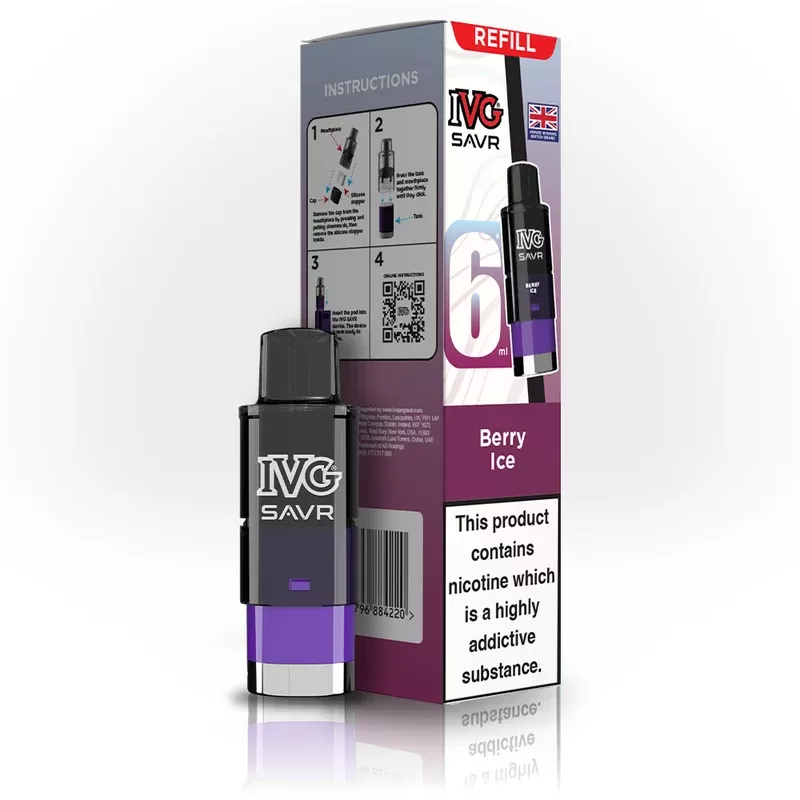 IVG SAVR Berry Ice Refill - Ecigpremium