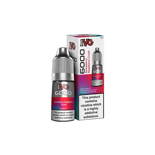 IVG 6000 Nic Salt E-Liquid 20 mg – 10 ml, 50VG/50PG-Mischung
