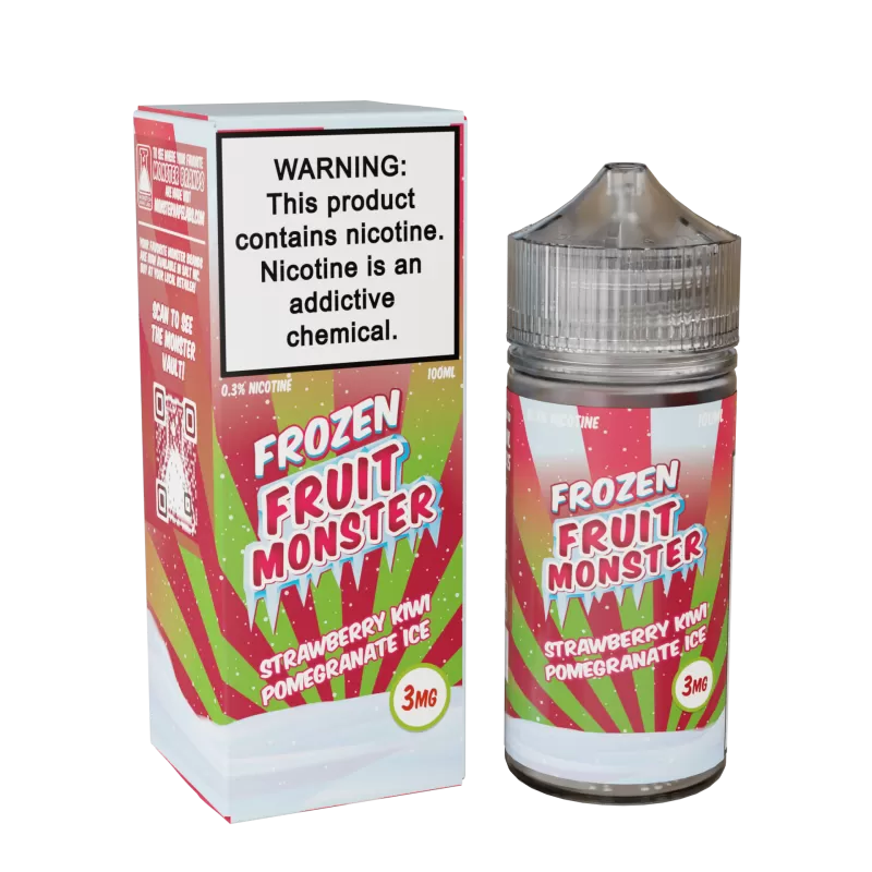 Frozen Fruit Monster - Strawberry Kiwi Pomegranate Ice - 100ML E-Liquid