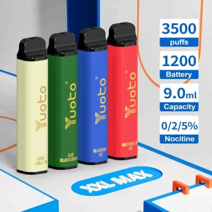 Yuoto XXL MAX Raspberry (3500 Puffs)