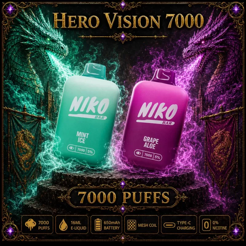 Hero Vision 7000 - Green Apple Blast (WHT Series)