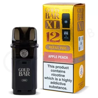 Apple Peach Gold Bar XL Refill Pack - Ecigpremium