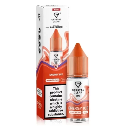 Energy ICE By Crystal Clear Salt 10ml - Nicotine Strength#20mg (Salt)>10mg (Salt) (87FDDF)