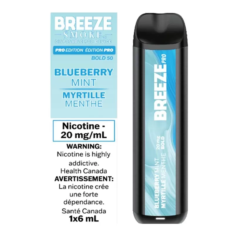 Breeze Pro Blueberry Mint Disposable Vape Pen