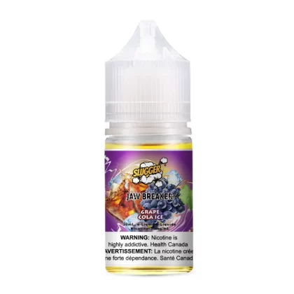 SLUGGER Jaw Breaker Salt – Grape Cola Ice 30ml (20, 35, 50mg) - Vape Product, Vape Product