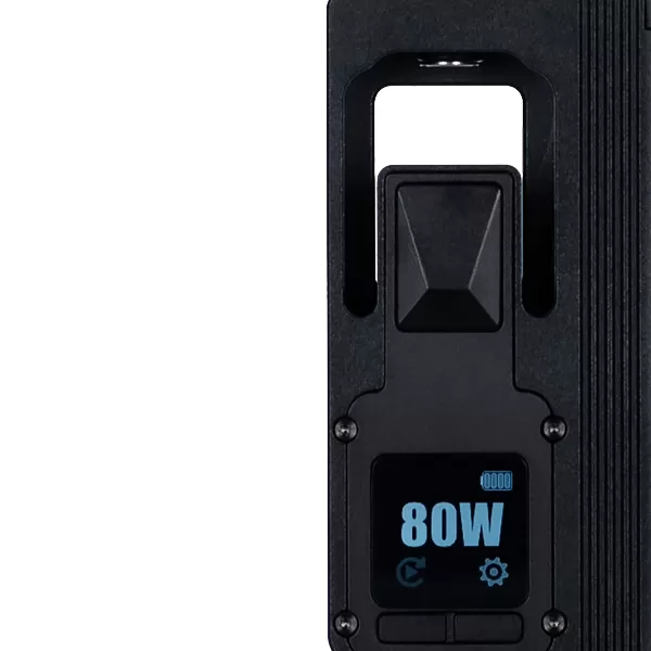Thunderhead Creations x Mike Vapes Blaze AIO DNA80C 80W Boro Mod - Matte Black, Splatter Red - Image 2