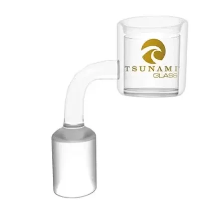 Tsunami Clear Thermal Quartz Banger with Carb Cap 18MM Female