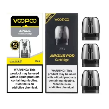 VOOPOO Argus Top Fill Pods - 0.4 Ohm 2mL, 0.4 Ohm 3mL