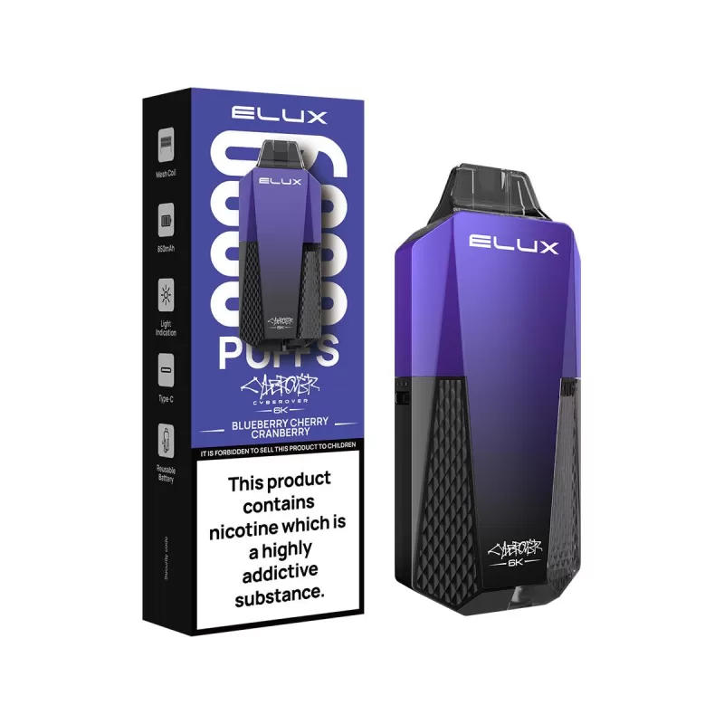 Elux Cyberover 6K Pod Kit - 10 Pack - Banana Ice - Image 2