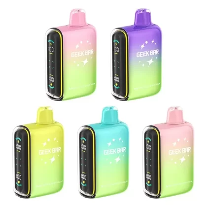 Geek Bar Pulse 15000 Sour Edition Disposable Vape 16ml 5% - Flavor#Sour Strawberry>Sour Gush>Sour Blue Dust>Sour Cranapple>Sour Watermelon Drop