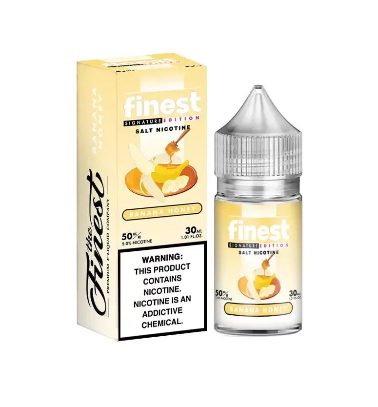 The Finest Signature Edition SALT Banana Honey 30mL - Vape Product, Vape Product