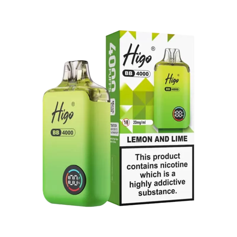 Higo BB 4000 Vape Kit - Cherry Ice - Vapeshop Co - Image 2