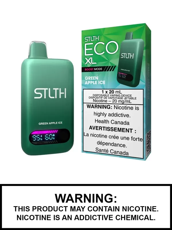 Green Apple Ice STLTH ECO XL Disposable Vape