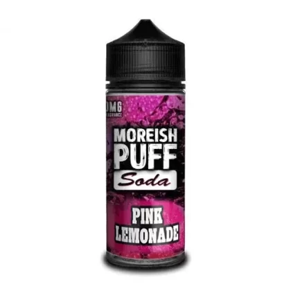 PINK LEMONADE E LIQUID BY MOREISH PUFF – SODA 100ML 70VG