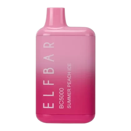Summer Peach Ice Elf Bar 5000 - Consumer; 10 Pack, Single