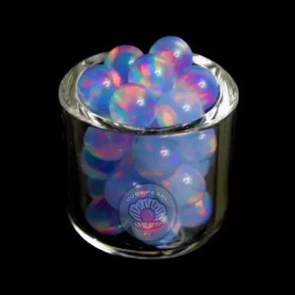 Ruby Pearl Co – Opal Pearls-Blue : 5mm