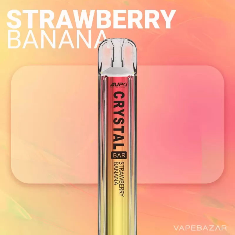 Aupo Crystal Bar – Strawberry Banana - Aupo / 20mg/ml / ca. 600 - Image 2