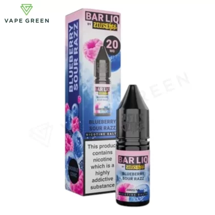 Blueberry Sour Razz Nic Salt E-Liquid by Zeus Juice Bar Liq - Eliquidsupply