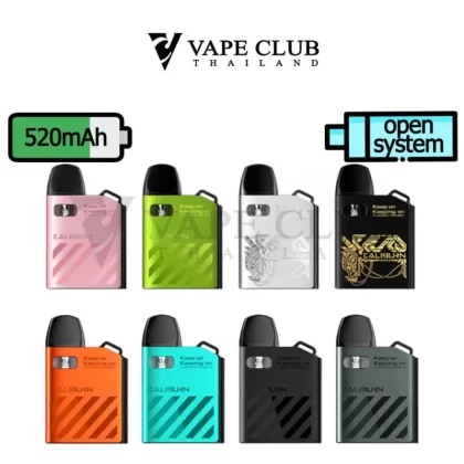Uwell Caliburn AK2 Pod Kit - Classic Black, Graphite Gray