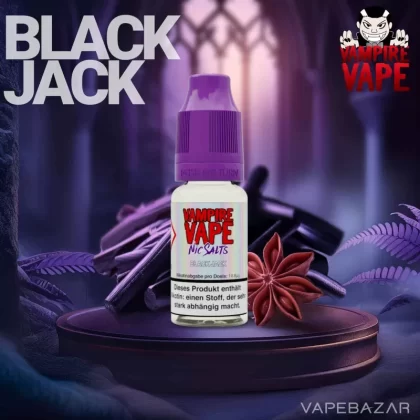 Vampire Vape Nic Salts – Black Jack - 10mg/ml, 20mg/ml