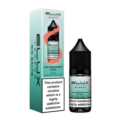 ELUX LEGEND KIWI PASSIONFRUIT GUAVA 10ML NIC SALT E-LIQUID - Strength#10MG>20MG