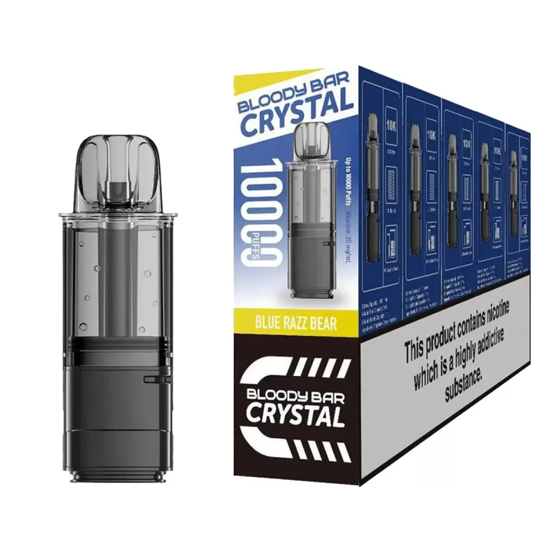 Bloody Bar Crystal 10K Prefilled Pods - Strawberry Kiwi