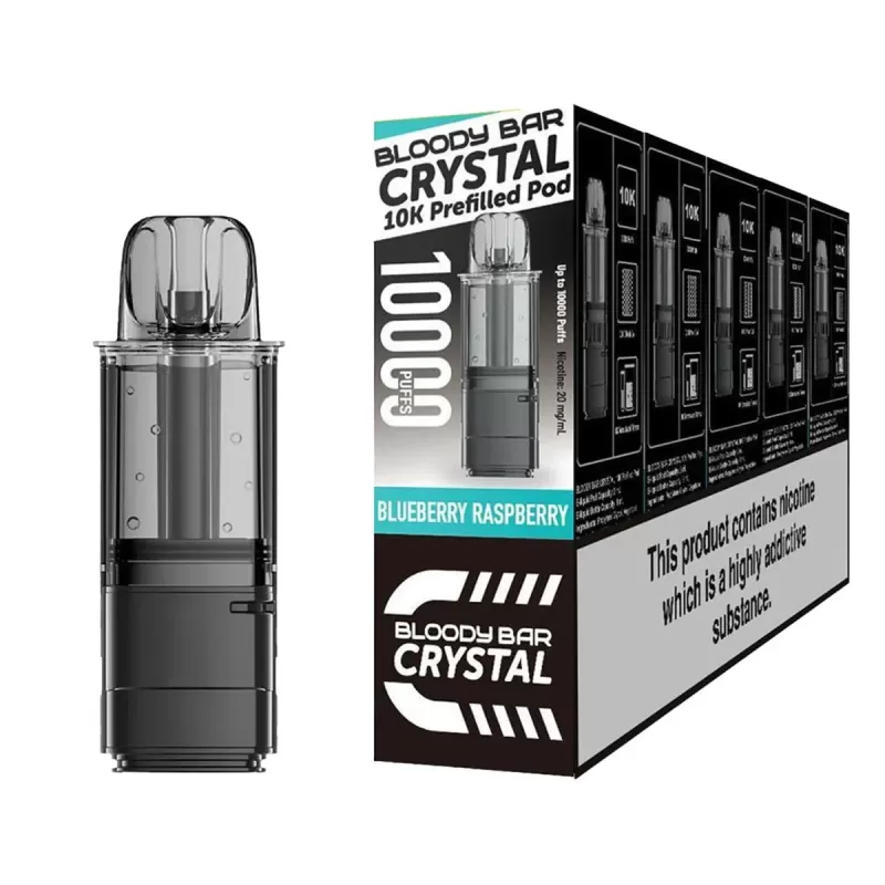 Bloody Bar Crystal 10K Prefilled Pods - Strawberry Kiwi - Image 3