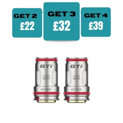 Vaporesso GTI Resplacement Coils Pack of 5