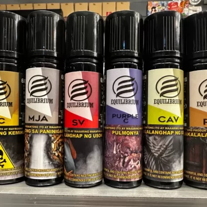 Equilibrium 60ml 50vg/50pg 12/24/36mg freebase ejuice - Purple C (ube custard) / 12mg