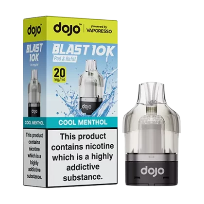 Cool Menthol Dojo Blast 10K Refill Pack - 20mg - Vape Product (2009E4)