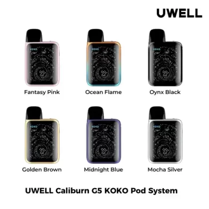 UWELL CALIBURN G5 KOKO VAPE POD – 1600MAH / 3ML CAPACITY - Elegantvapestore