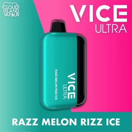 VICE ULTRA 60K Disposable Vape – Razz Melon Rizz Ice - Strength#20mg