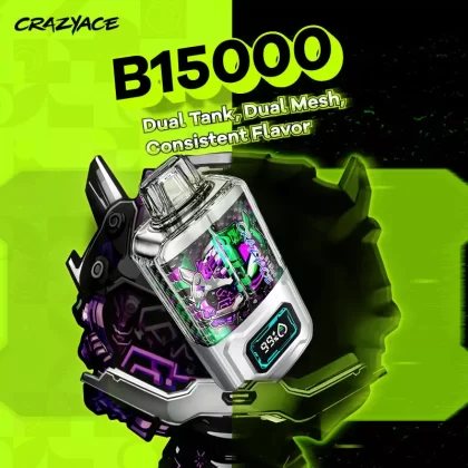 CRAZYACE B15000 Disposable Device – 15000 Puffs - Pineapple Slush