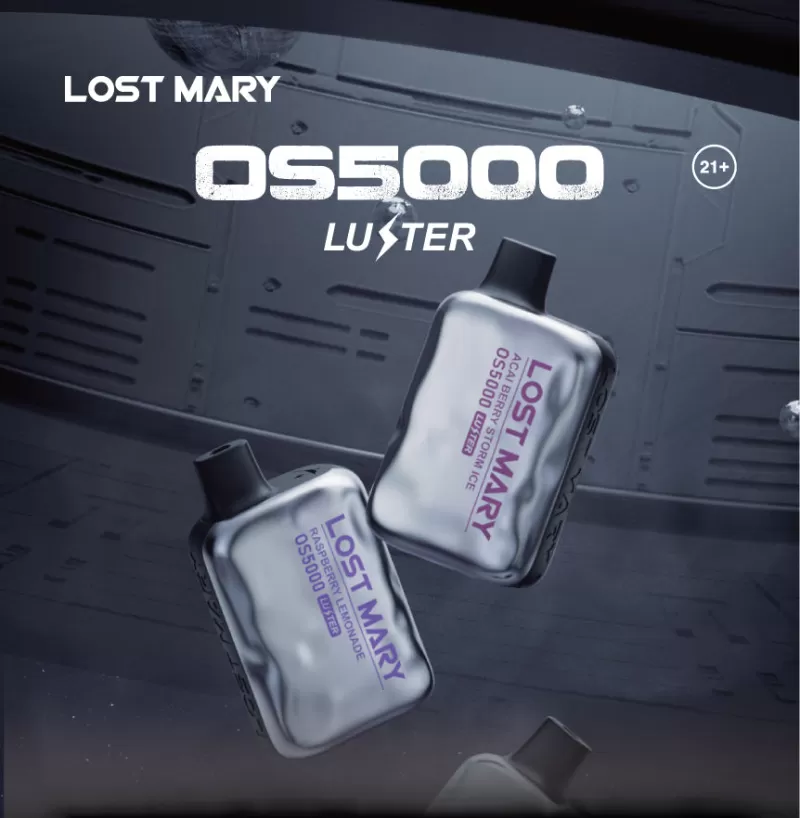 Lost Mary OS5000 Luster Rechargeable Disposable Device – 5000 Puffs - Mango Pomelo Dragon Fruit