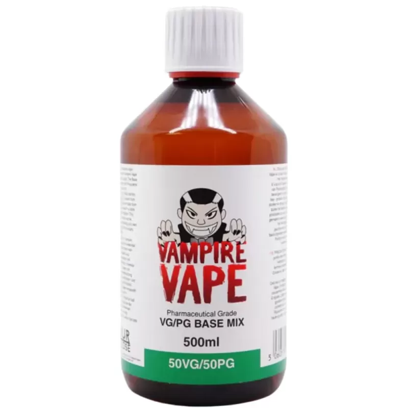 Base Mix 50VG/50PG E-Liquid by Vampire Vape (500ml) - 0mg