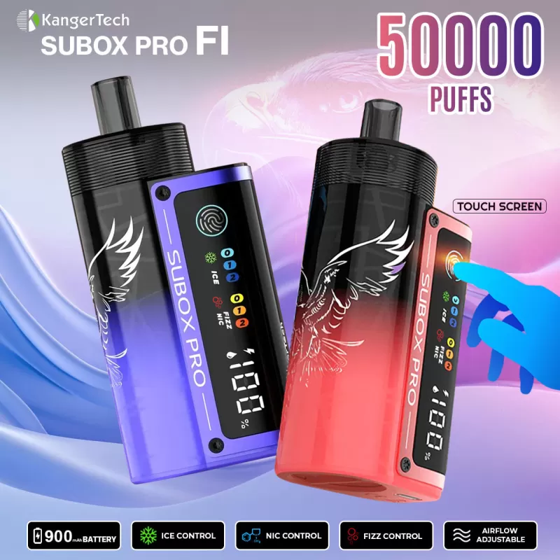 Kanger Subox Pro FI 50K 50000 Puffs Disposable Kit - Energy Drink / 50mg / 1pc / US-1 Warehouse - Image 2