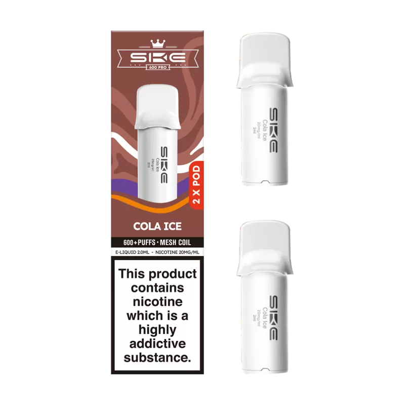 Cola Ice SKE 600 Pro Pods - 20mg - Vape Product (5A7EED)