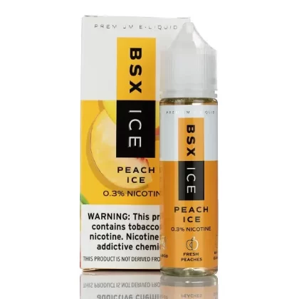 BSX Vapor E-liquid - Peach Ice - 60ml - 3mg