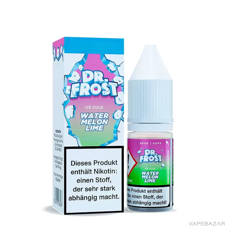 Dr. Frost Ice Cold – Nic Salt -Watermelon Lime - 10mg/ml, 20mg/ml; Limette, Wassermelone - Image 3