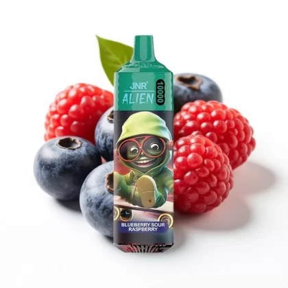JNR Alien 10000 Puffs 850mAh 20ml Blueberry Frambuesa Ácida Tipo-C LED RGB