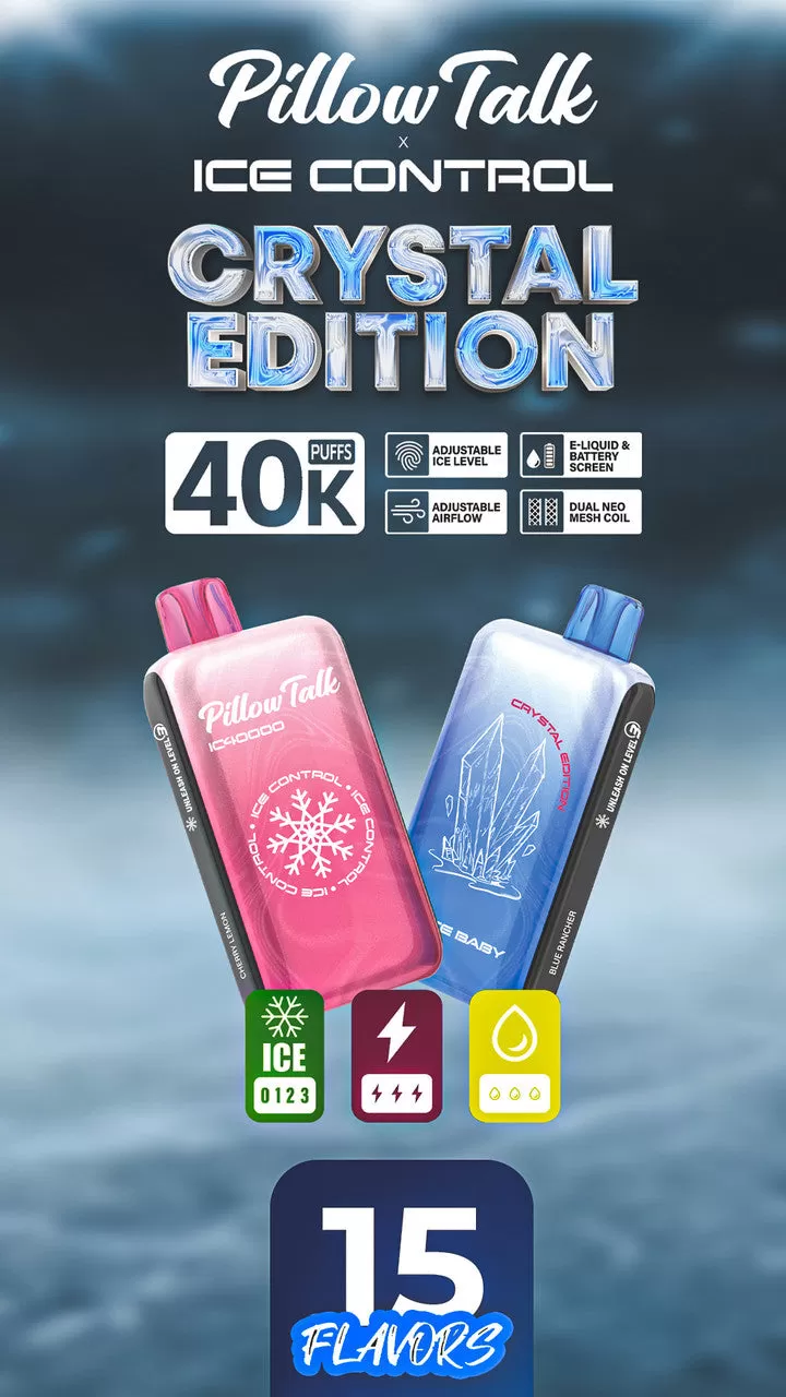 Pillow Talk IC40000 Ice Control - Blue Razz Ice - Vapeciga - Image 2
