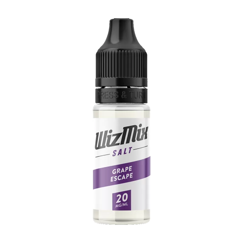 Wizmix Salt Grape Escape - 10ml - 10mg (Discontinued) - Ecigwizard - Image 2