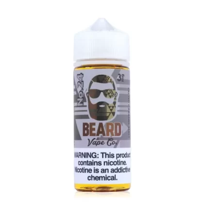 Beard Vape Co - No 24 - 120ML E-Liquid - 0MG