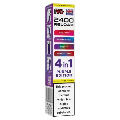 Purple Edition IVG 2400 Refill Pods - Ecigwizard