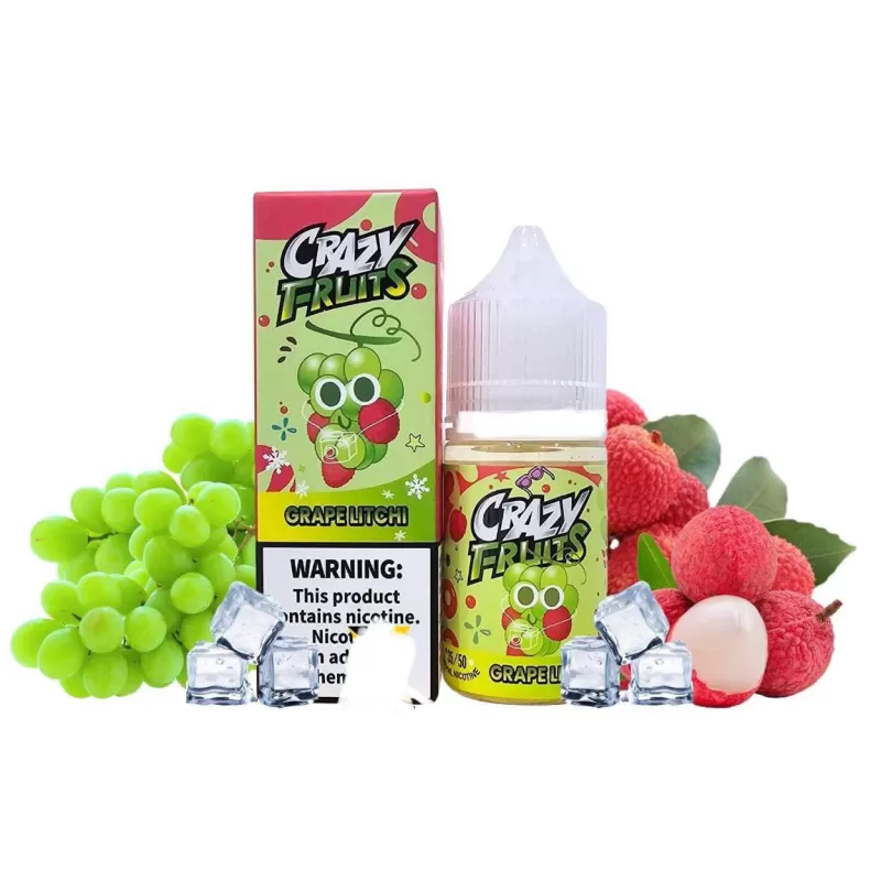 Tokyo Crazy Fruits Grape Litchi Saltnic 30ml - 30 mg - 30 ml - Image 2