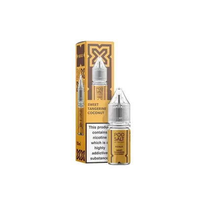 Pod Salt Nexus Sweet Tangerine Coconut E Liquid 10ml - Nicotine Strength#20mg>10mg>5mg