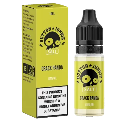 Button Junkie Crack Panda Nic Salt – 10ml