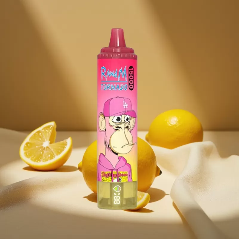 RandM Fumot Tornado 15000 Puffs 25ml Mesh Coil Disposable Vape Lemon